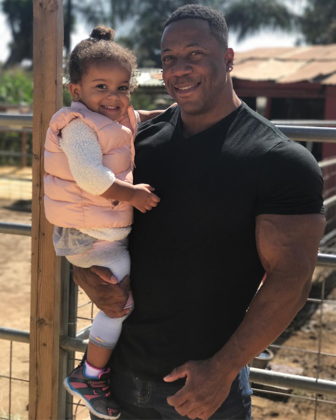 Shawn Rhoden with daughter