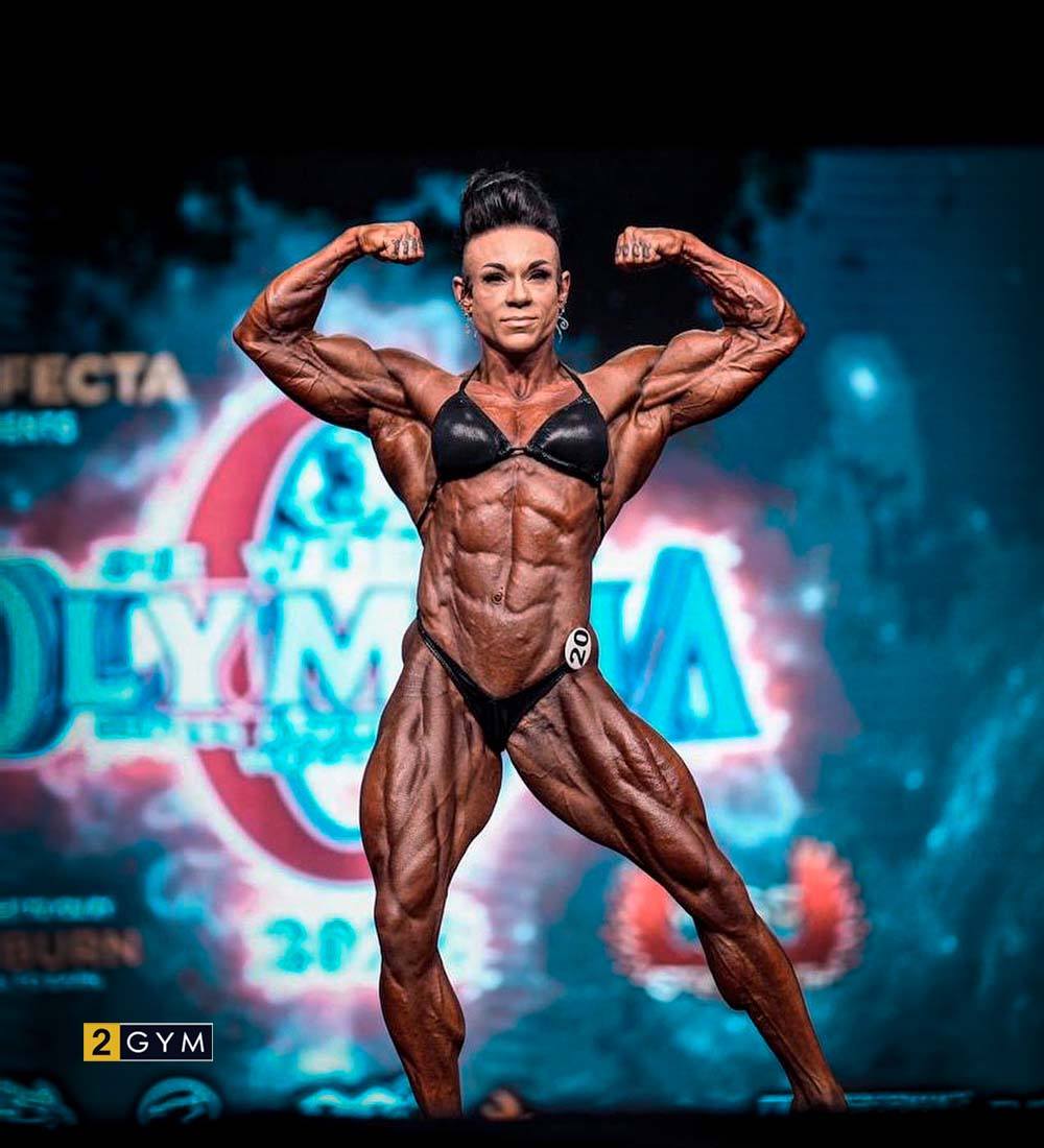 Olympia 2022 Women's Bodybuilding — Angela Yeo 2nd place