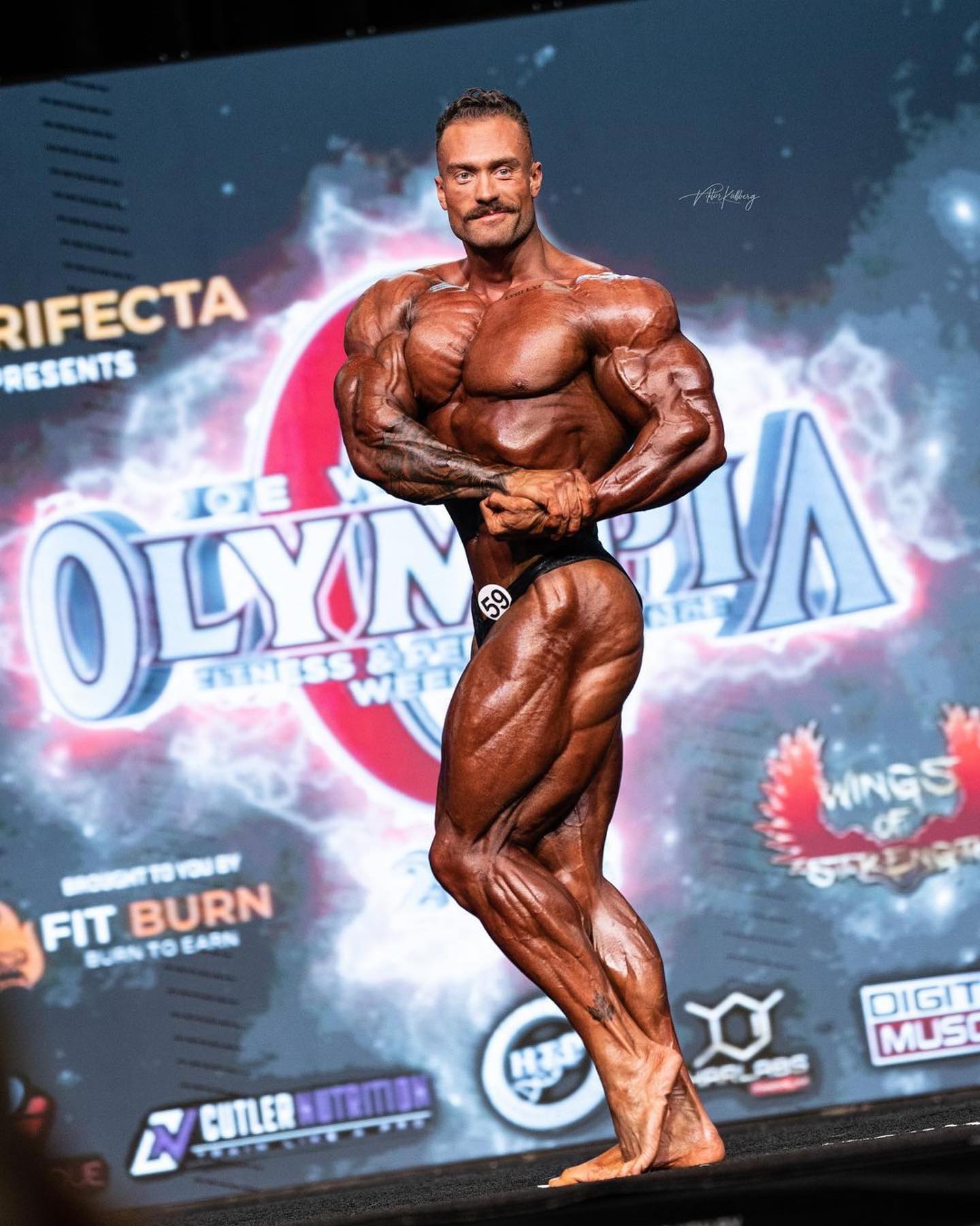 Mr Olympia 2022 Classic Physique winner — Chris Bumstead