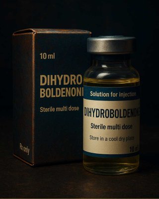 Флакон дигидроболденона 100 мг/мл (DHB Cypionate), анаболический стероид, который применяется в основном в силовых видах спорта для роста сухой мышечной массы и силовых показателей